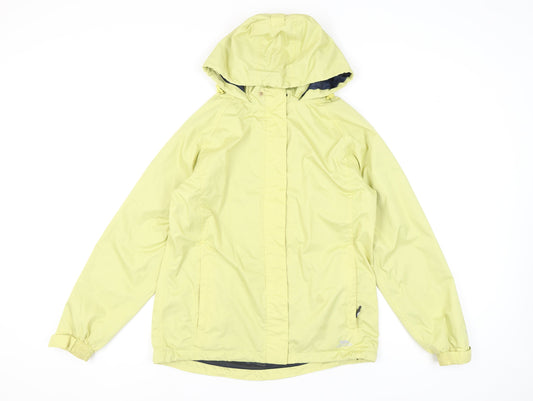 Trespass Women's Yellow Rain Coat Jacket M Waterproof
