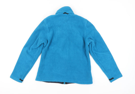 Jack Wolfskin Women's Blue Fleece Jacket Size M