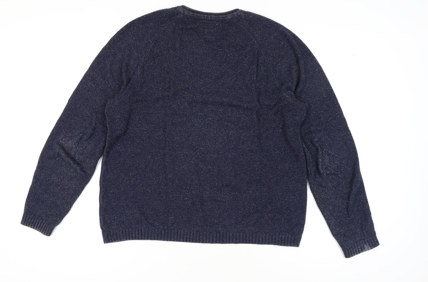FatFace Men's Blue Wool Pullover Jumper L