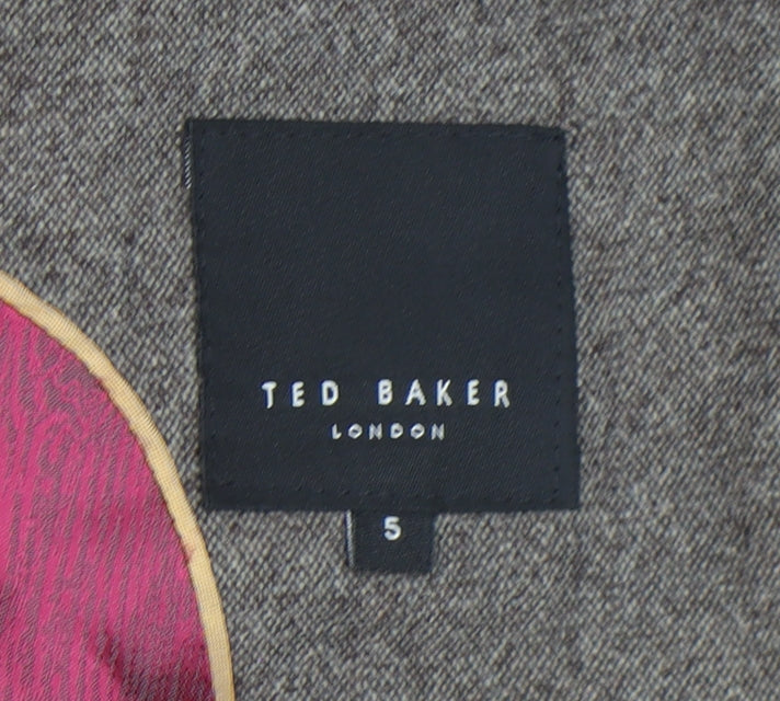 Ted Baker Men's Brown Tweed Blazer Jacket Size 5