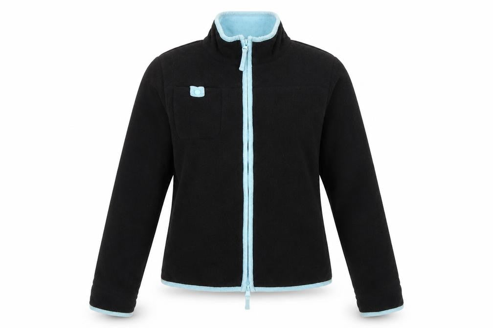 FatFace Women's Black Fleece Jacket, Small, Full Zip Casual Wear