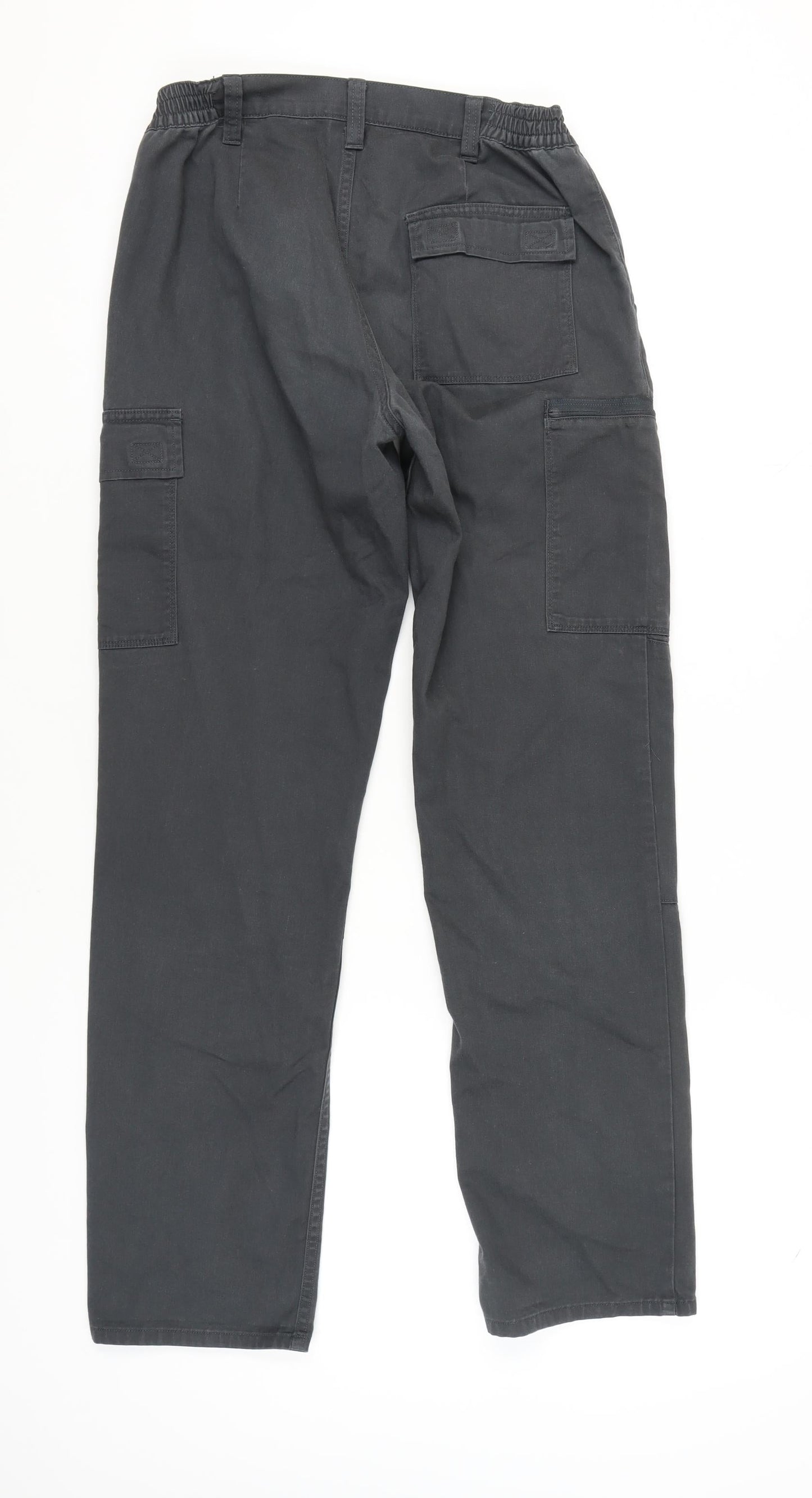 Decathlon Men's Black Cargo Trousers - M