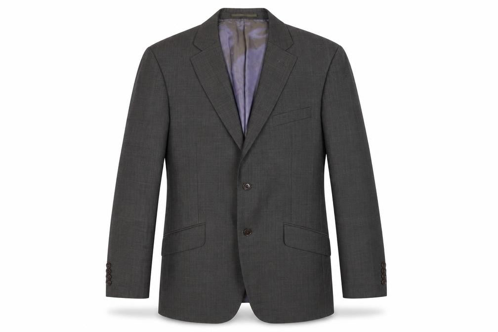 Mens 40 Chest Regular Austin Reed Grey Two-Button Blazer