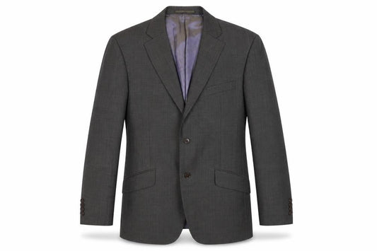 Mens 40 Chest Regular Austin Reed Grey Two-Button Blazer