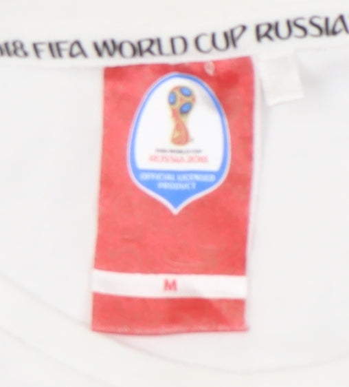 FIFA England Men's White T-Shirt M World Cup 2018
