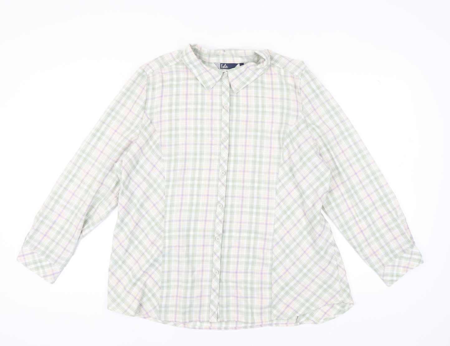 Isle Women's Multicoloured Button-Up Shirt - Size 24
