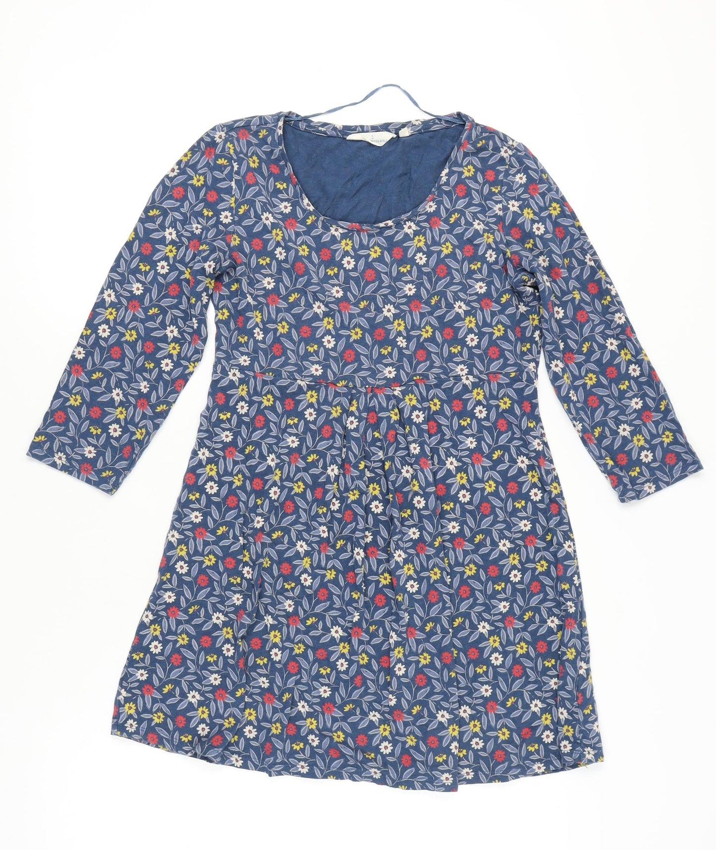 Seasalt Cornwall Women's Blue Floral Tunic Dress Size 10