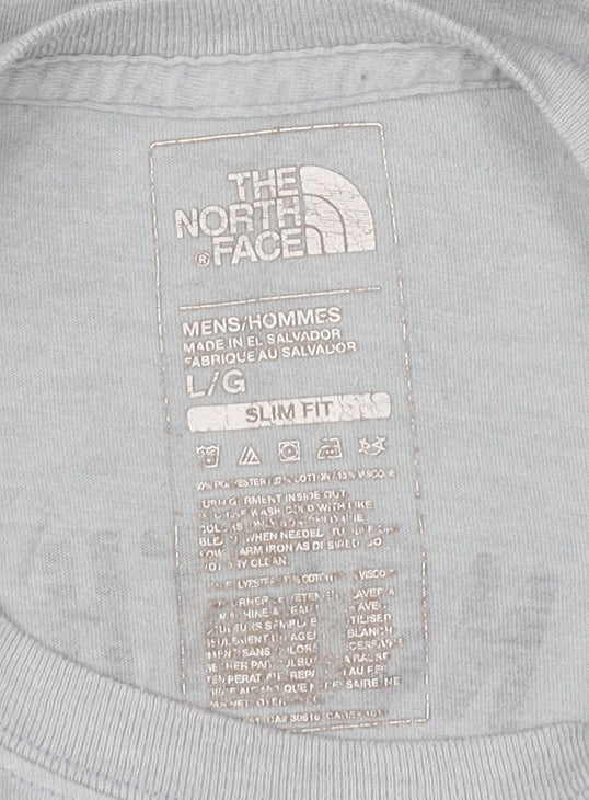 The North Face Men's Blue Slim Fit T-Shirt, Large