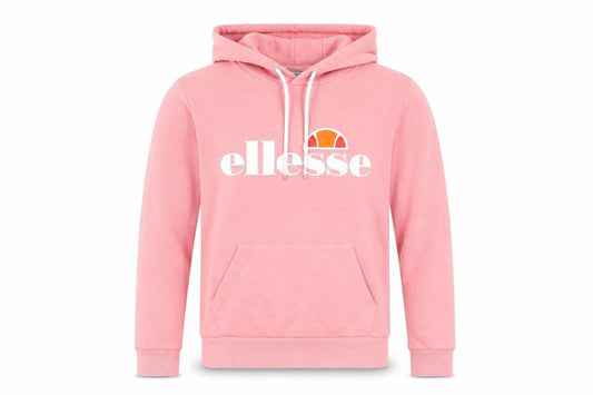 Womens UK 6 Regular ellesse Pink Pullover Hoodie