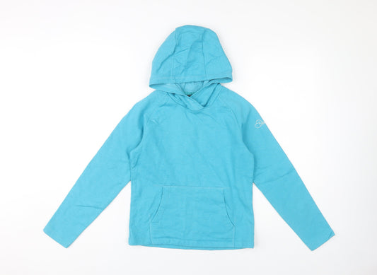 Dare2b Boys Blue Pullover Hoodie Age 11-12 Lightweight Casual