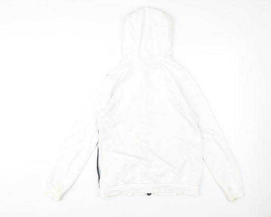 Nike Boys White Colourblock Hoodie XL Full Zip