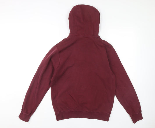 Nike Men's Red XS Pullover Hoodie Logo Comfort