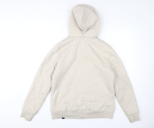 Superdry Women's Beige Full Zip Hoodie Size 10