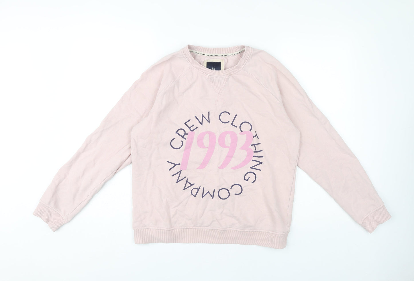 Crew Clothing Women's Pink Pullover Sweatshirt Size 10