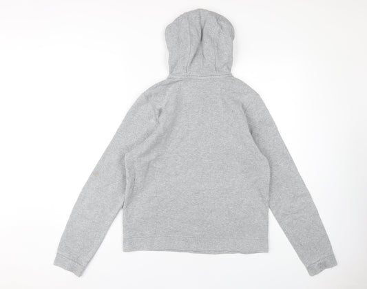 Nike Boys Grey XL Pullover Hoodie with Logo Accents