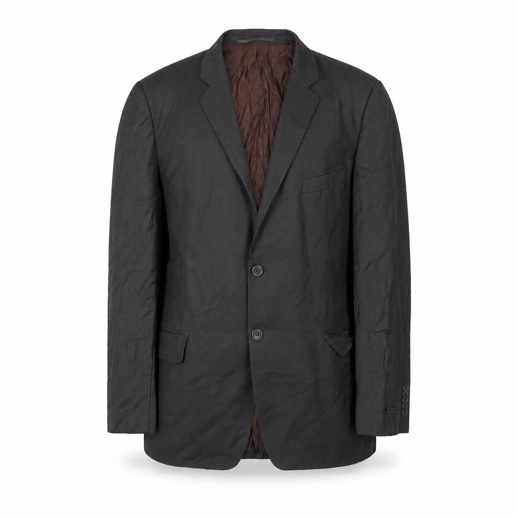 Front view of Linea Men's Brown 44 Suit Jacket - Wool Formal Wear