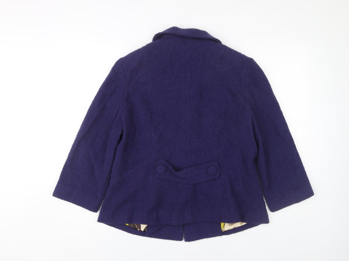 Boden Women's Blue Button Jacket Size 16