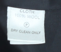 Hobbs Women Black Wool Blazer, Size 14