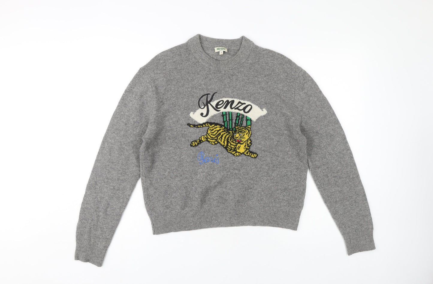 Kenzo Women's Grey Pullover Jumper - Size S