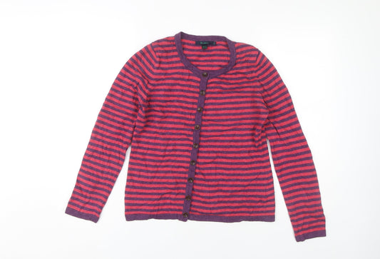 Boden Women's Multicoloured Striped Cardigan Size 12