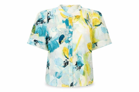 Womens UK Size M DKNY Multicoloured Polyester Blouse