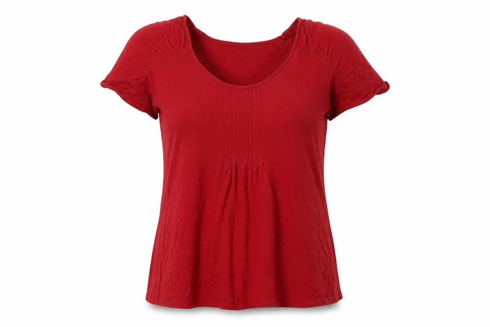 Limited Collection Red Round Neck Women's Top Size 10