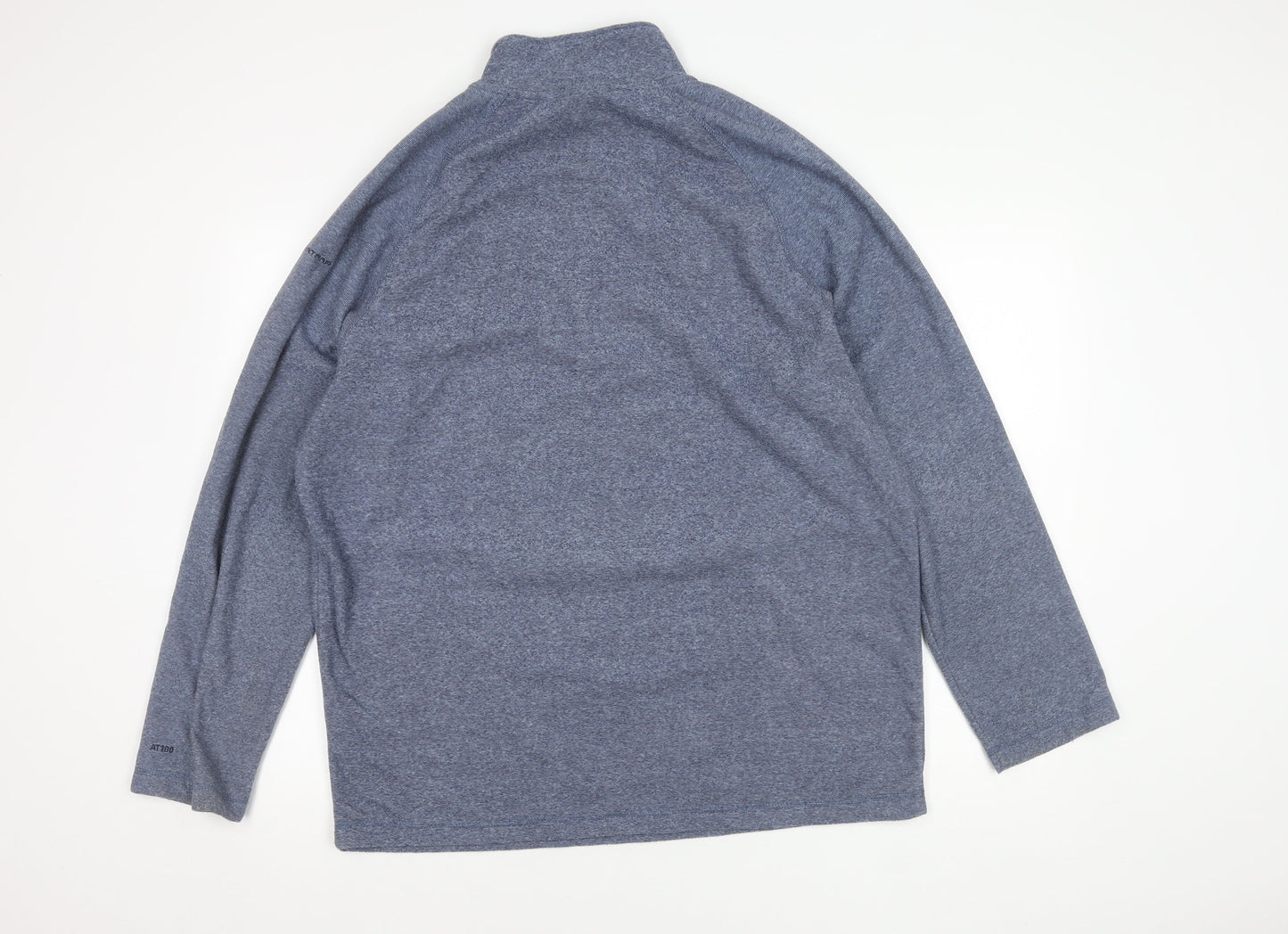 Trespass Men's Blue 2XL Pullover Sweatshirt, Zip Closure