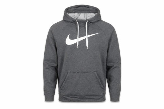 Mens UK M Regular Nike Grey Pullover Hoodie