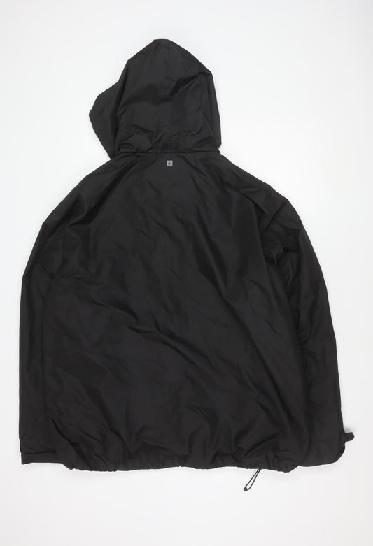 Mountain Warehouse Men's Black 2XL Rain Coat