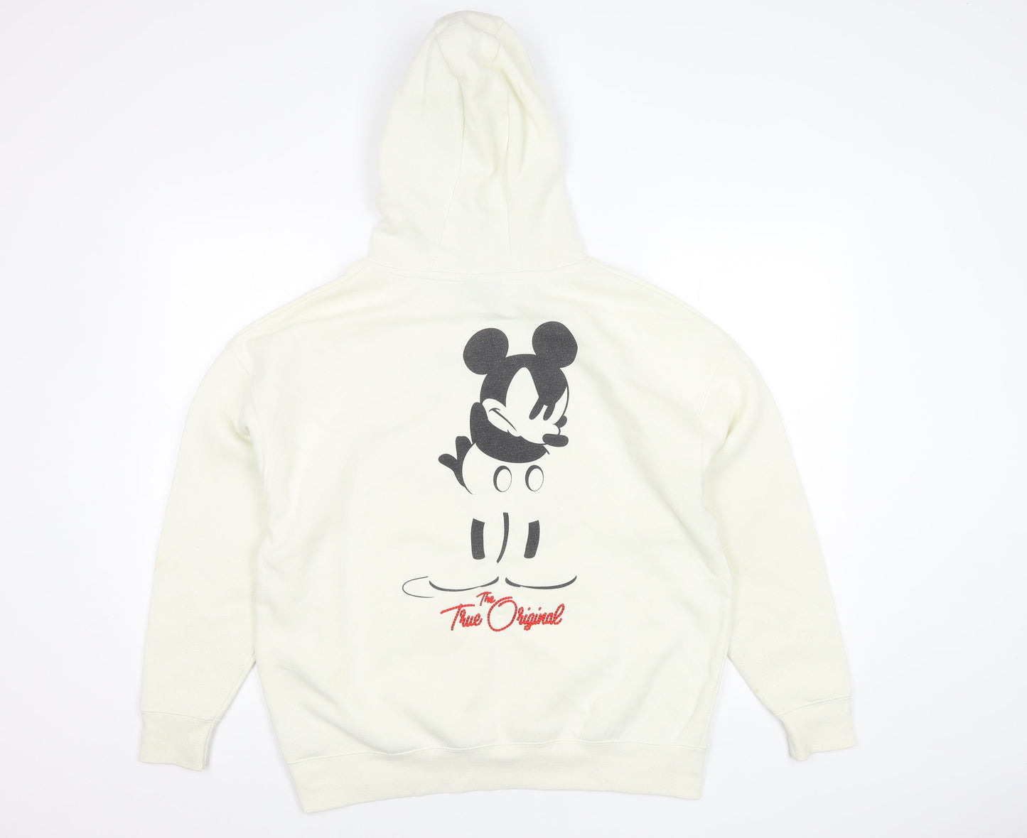 Disney Unisex XS White Mickey Mouse Hoodie
