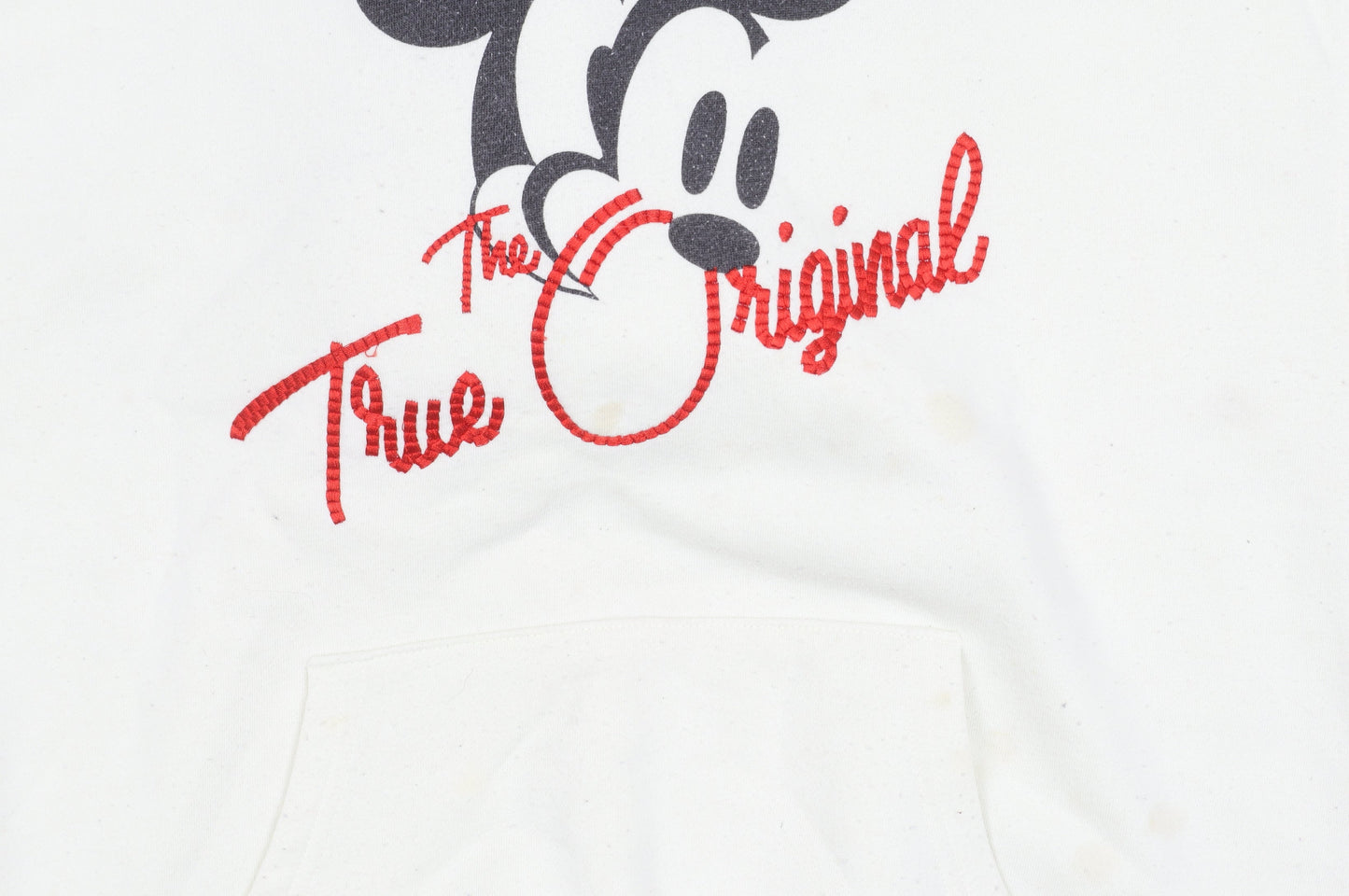 Disney Unisex XS White Mickey Mouse Hoodie