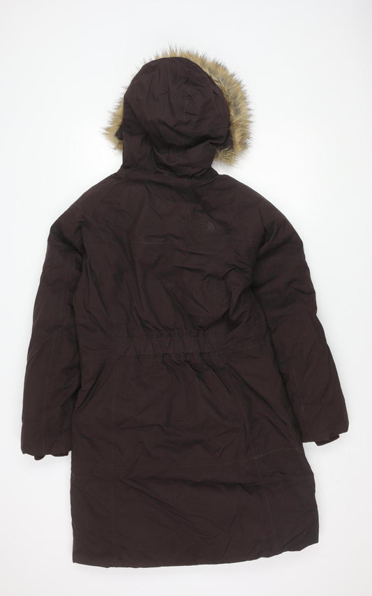 The North Face Women's Brown Nylon Parka Coat Size M