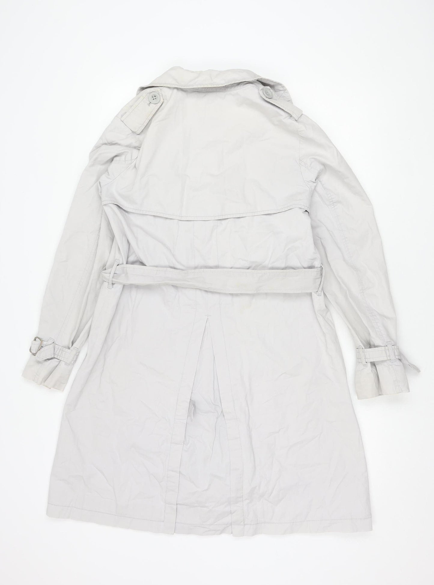 Gap Women's Grey Trench Coat Size 10