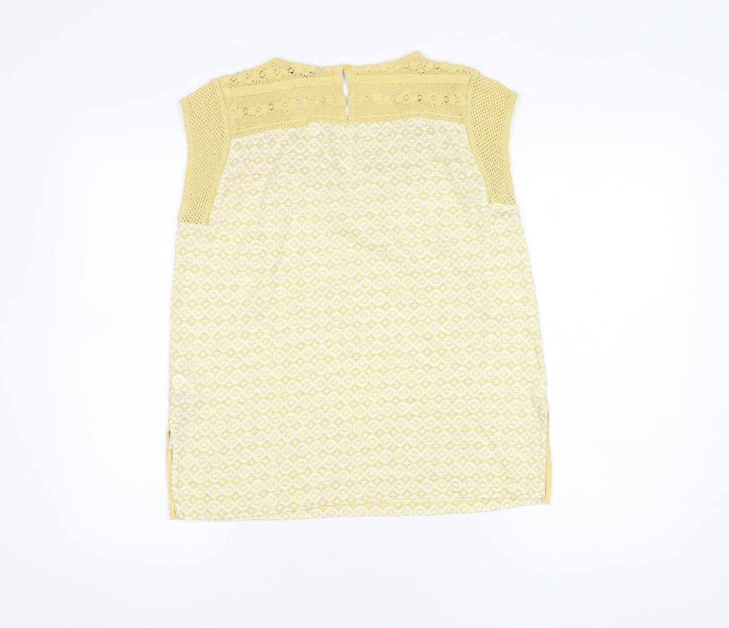 Marks and Spencer Women's Gold Sleeveless Top