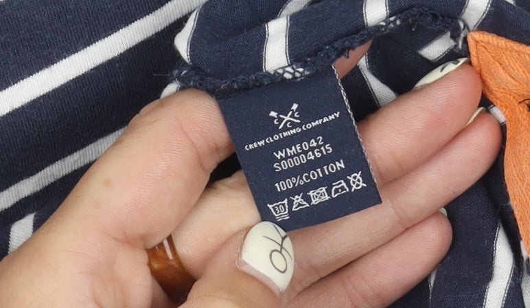 Crew Clothing Women’s Blue Striped T-Shirt Size 14