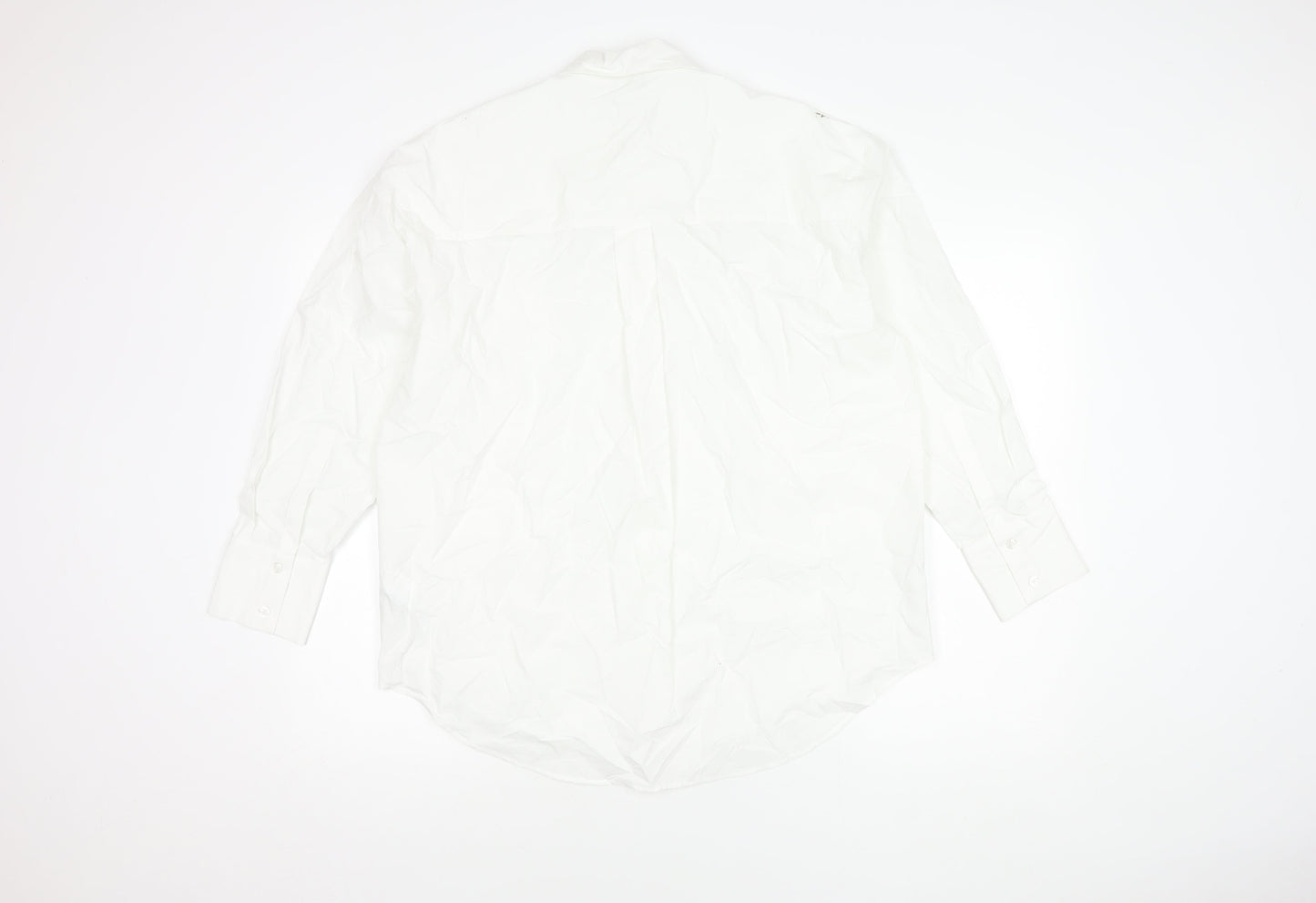 Marks and Spencer Women's White Embroidered Shirt