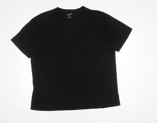 LC Waikiki Men's Black 2XL Crew Neck T-Shirt