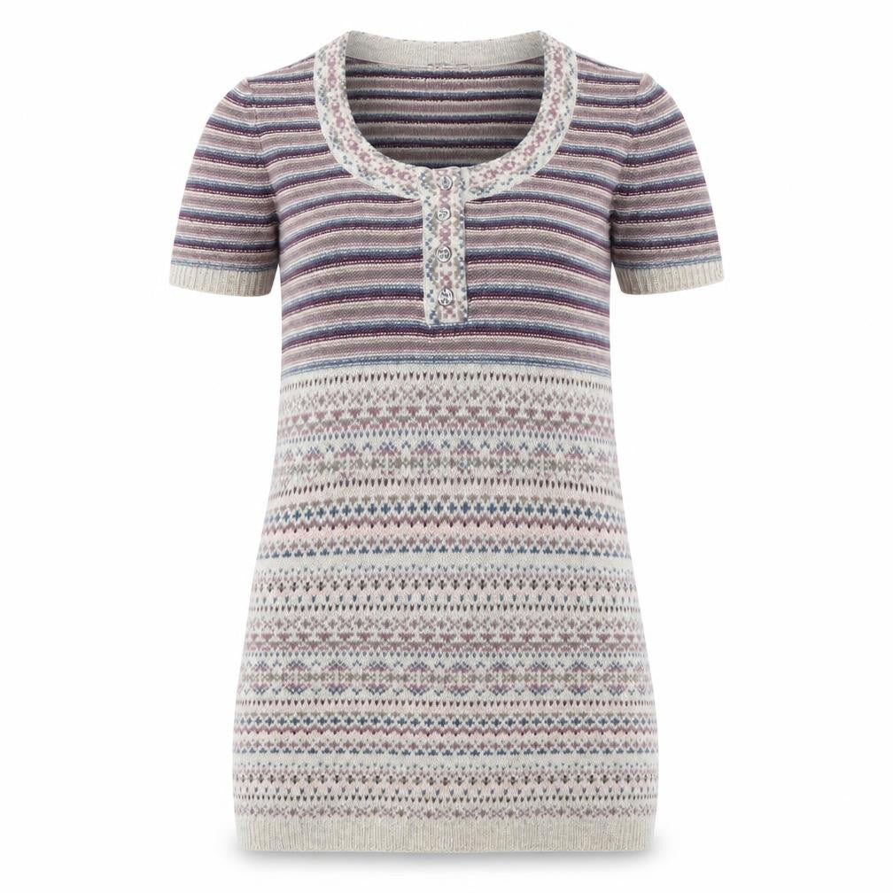 Marks and Spencer Women's Multicoloured Henley Jumper