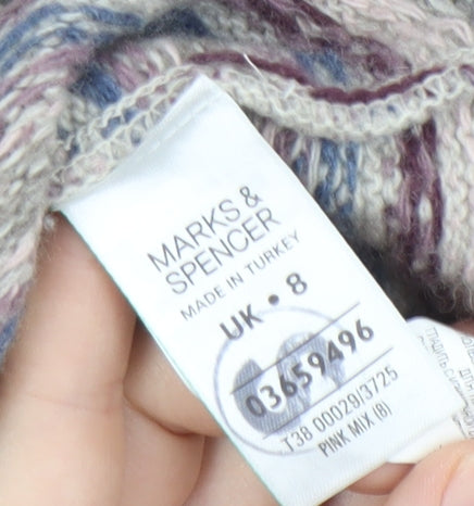 Marks and Spencer Women's Multicoloured Henley Jumper