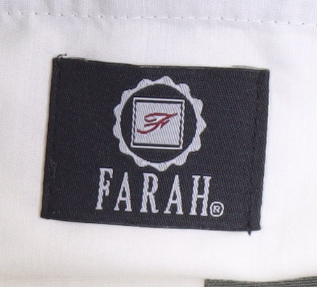 Farah Men's Green Straight Trousers 34W 31L