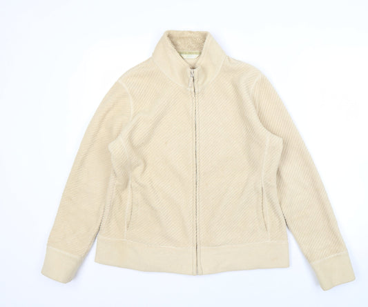 Marks and Spencer Women's Beige Full Zip Jacket