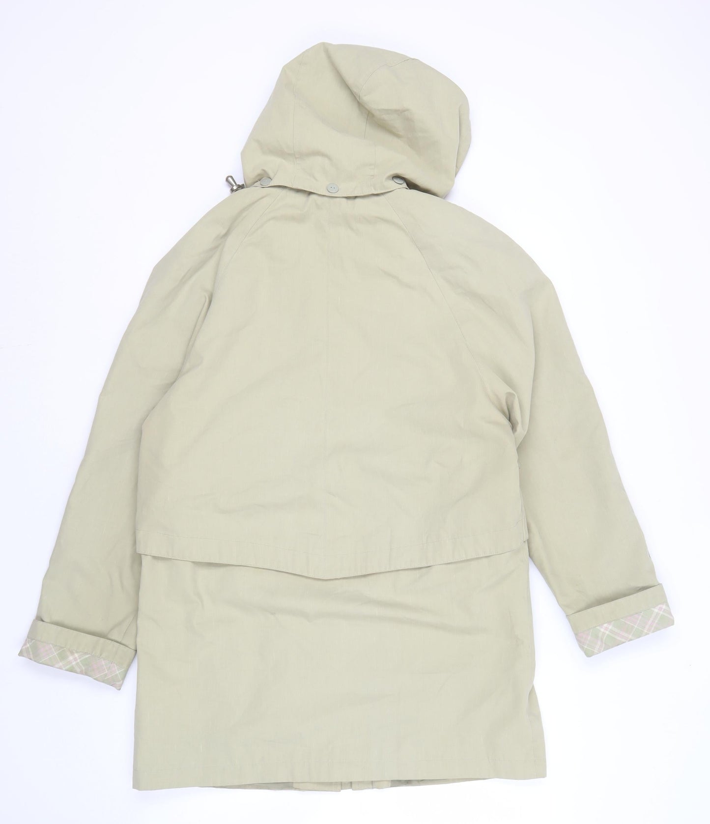 Bonmarché Women's Beige Hooded Mid-Length Jacket, Size S