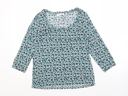 Laura Ashley Women's Multicoloured Floral Blouse, Size 12