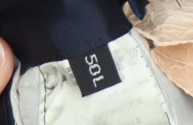 Jaeger Men's Blue Long Wool Blazer, Size 50L, Formal