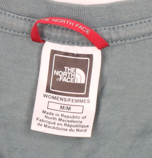 The North Face Women's Green V-Neck T-Shirt M
