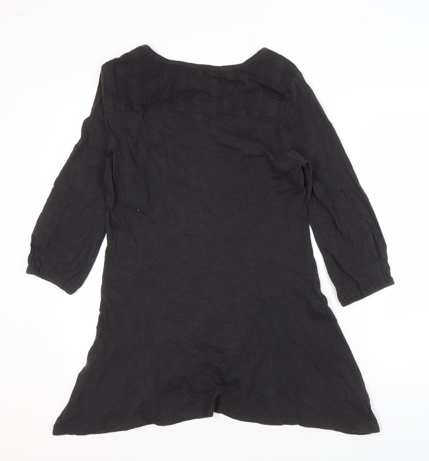 Fat Face Women's Black Hi-Low Dress Size 14