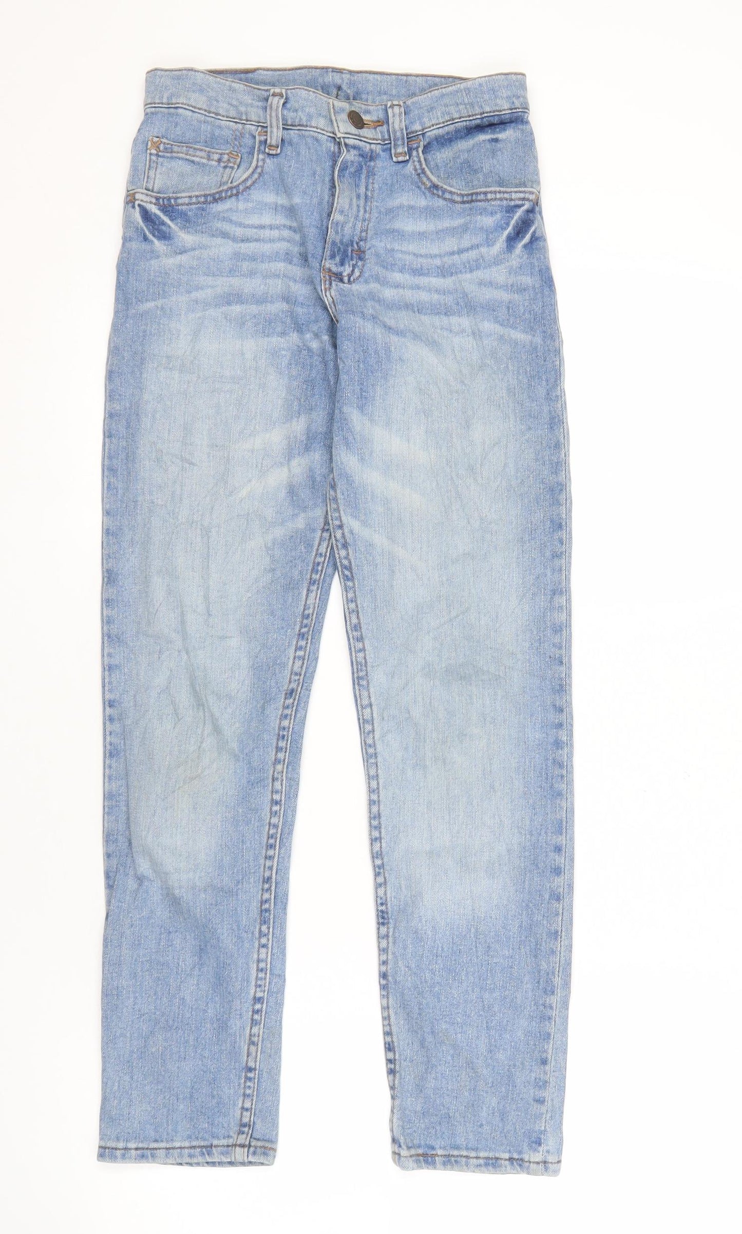 Wrangler Women's Blue Slim Straight Jeans, Size 12