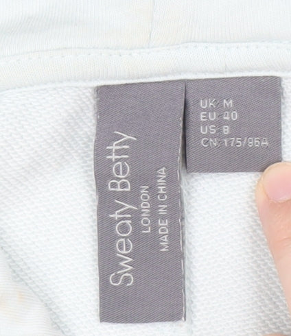 Sweaty Betty Women's White Pullover Hoodie Size M