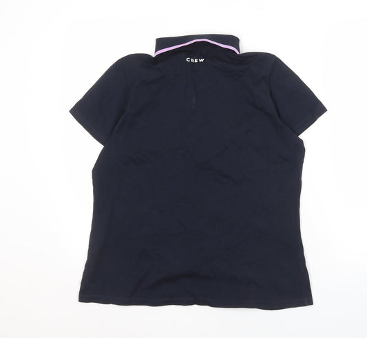 Crew Clothing Company Women's Blue Polo Shirt Size 14