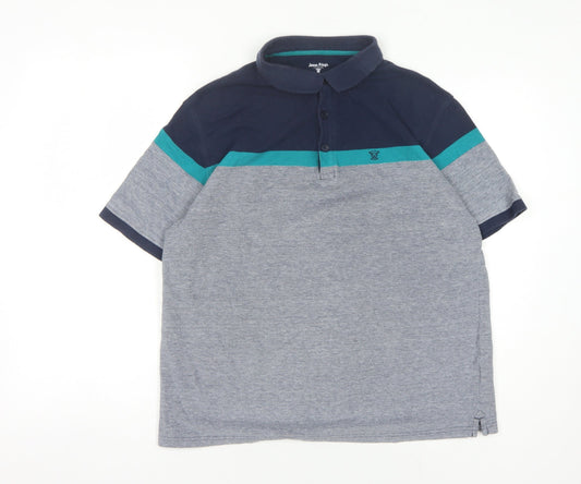 James Pringle Men's Multicoloured Polo Shirt L